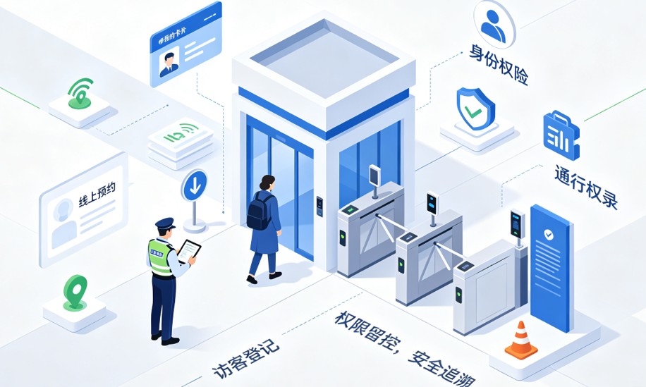 精细管控来访人员，让出入管理规范高效(图1)